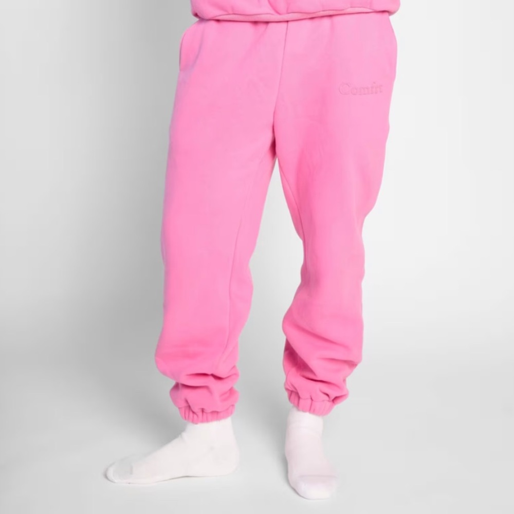 Comfrt minimalist sweatpants in Sorbet Pink - Unisex